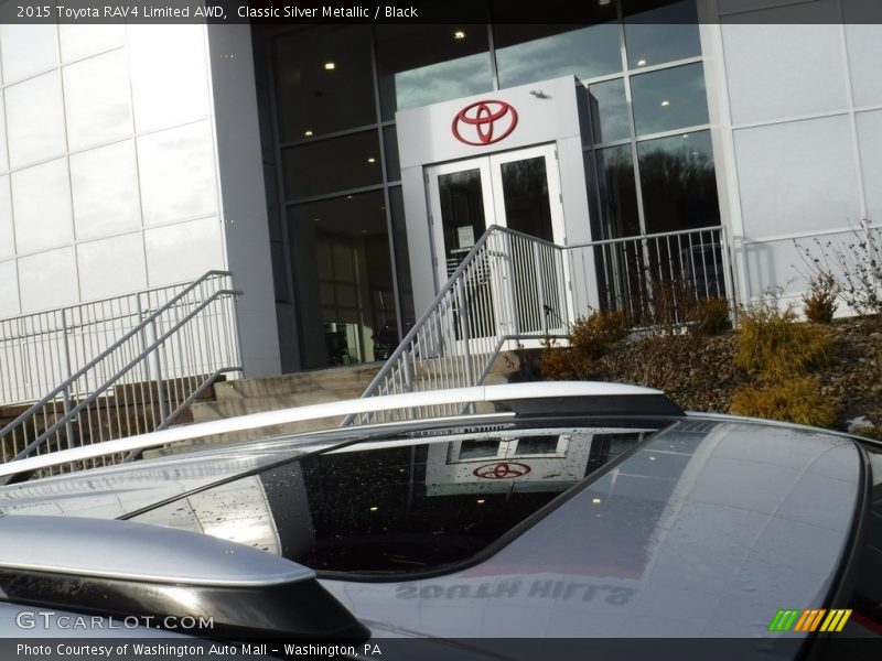 Classic Silver Metallic / Black 2015 Toyota RAV4 Limited AWD