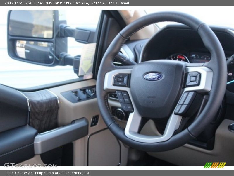 Shadow Black / Camel 2017 Ford F250 Super Duty Lariat Crew Cab 4x4