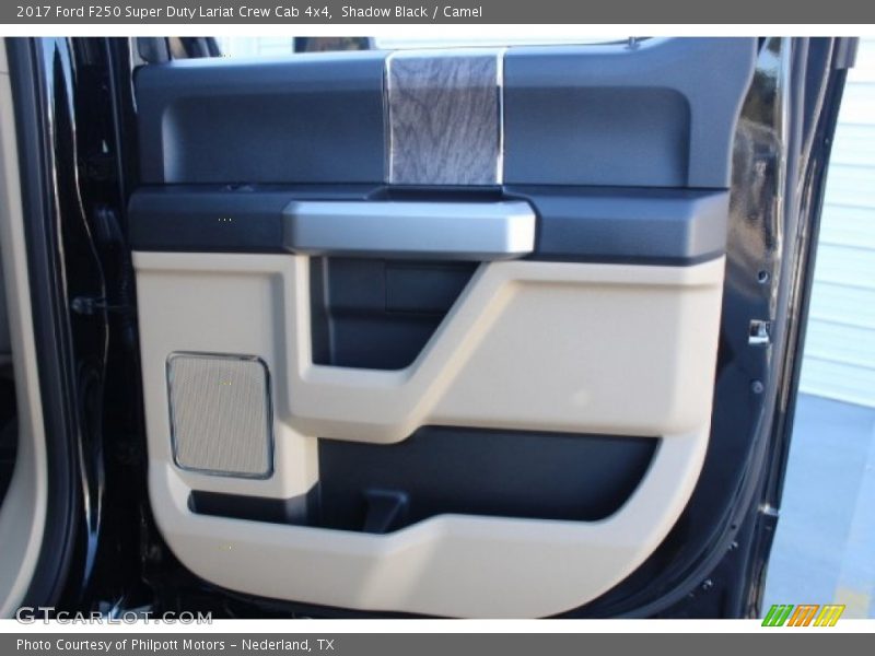 Shadow Black / Camel 2017 Ford F250 Super Duty Lariat Crew Cab 4x4