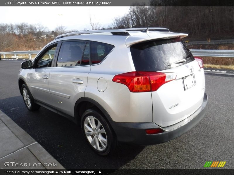 Classic Silver Metallic / Black 2015 Toyota RAV4 Limited AWD