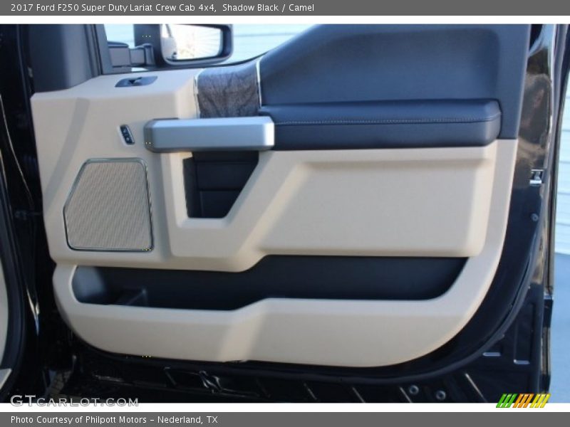 Shadow Black / Camel 2017 Ford F250 Super Duty Lariat Crew Cab 4x4