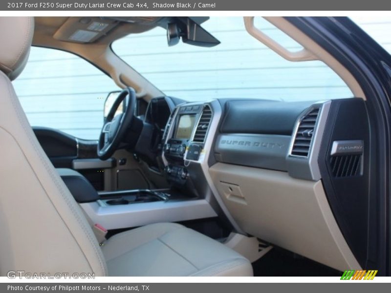 Shadow Black / Camel 2017 Ford F250 Super Duty Lariat Crew Cab 4x4