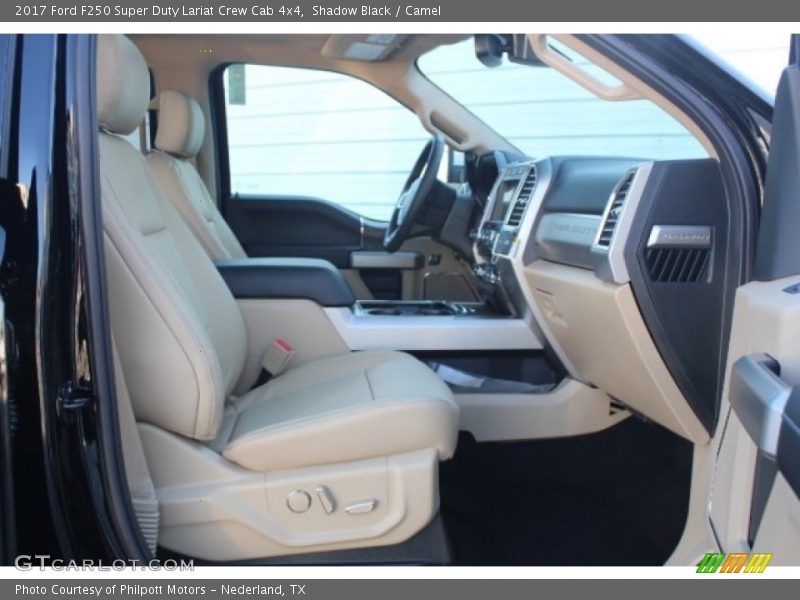 Shadow Black / Camel 2017 Ford F250 Super Duty Lariat Crew Cab 4x4