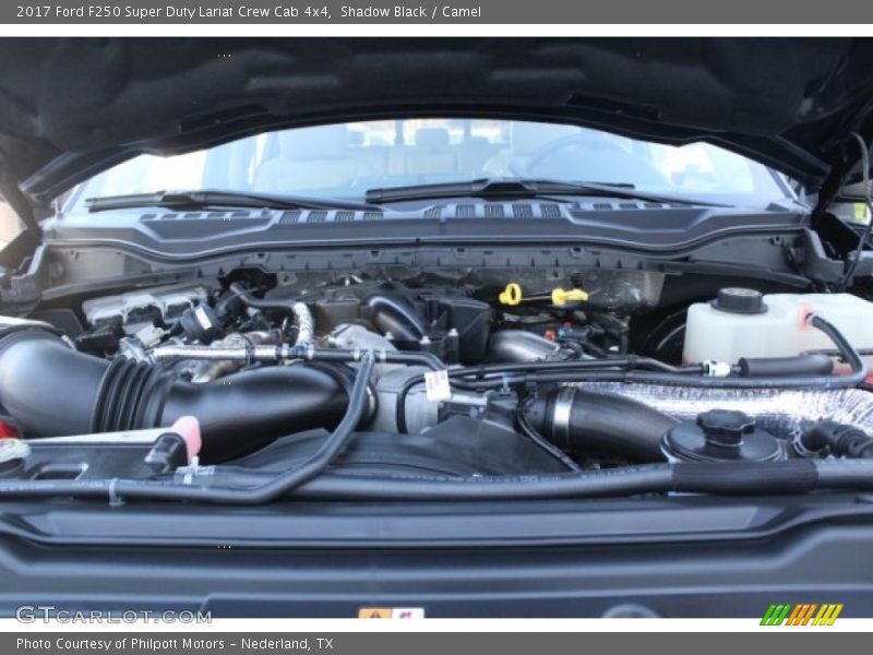 Shadow Black / Camel 2017 Ford F250 Super Duty Lariat Crew Cab 4x4