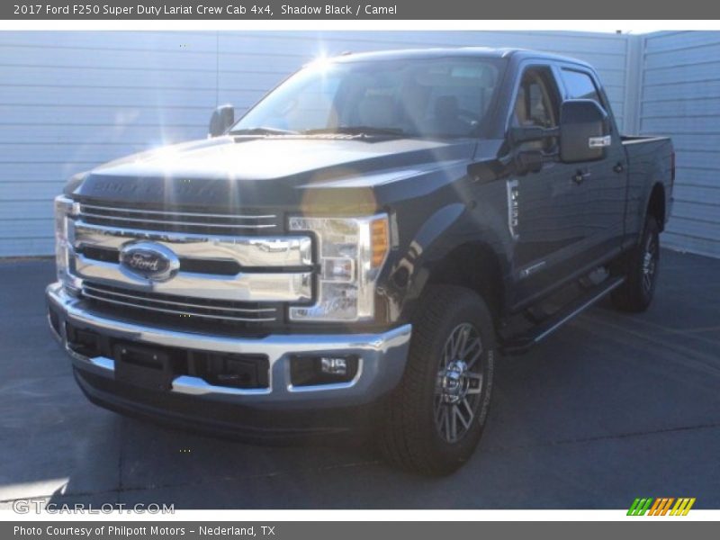 Shadow Black / Camel 2017 Ford F250 Super Duty Lariat Crew Cab 4x4