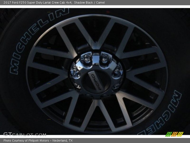 Shadow Black / Camel 2017 Ford F250 Super Duty Lariat Crew Cab 4x4