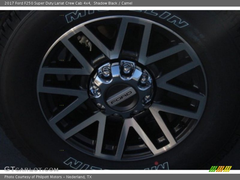 Shadow Black / Camel 2017 Ford F250 Super Duty Lariat Crew Cab 4x4