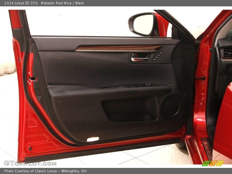 Matador Red Mica / Black 2014 Lexus ES 350