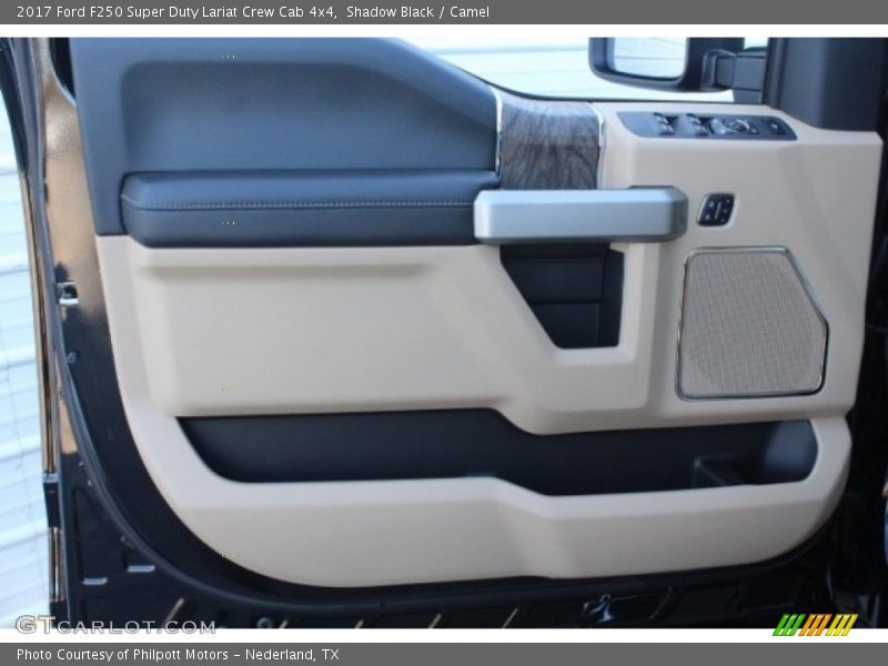 Shadow Black / Camel 2017 Ford F250 Super Duty Lariat Crew Cab 4x4