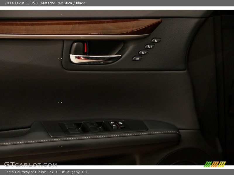 Matador Red Mica / Black 2014 Lexus ES 350