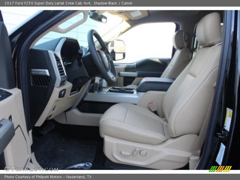 Shadow Black / Camel 2017 Ford F250 Super Duty Lariat Crew Cab 4x4