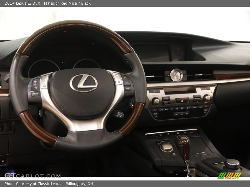 Matador Red Mica / Black 2014 Lexus ES 350