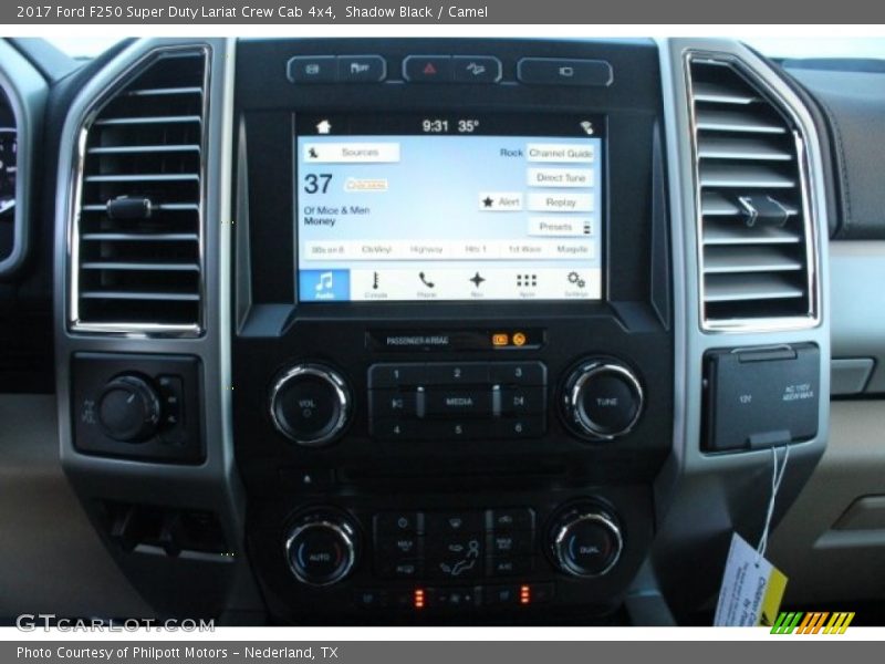 Shadow Black / Camel 2017 Ford F250 Super Duty Lariat Crew Cab 4x4