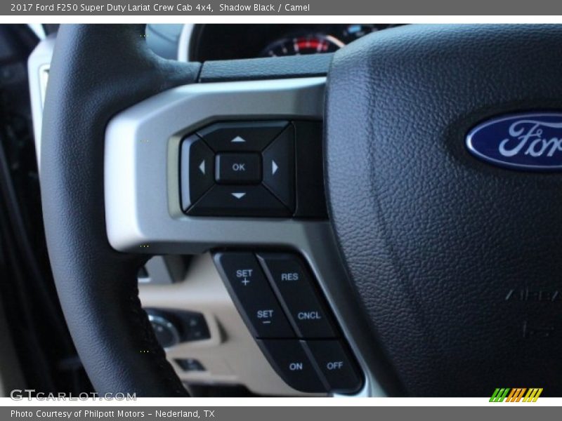Shadow Black / Camel 2017 Ford F250 Super Duty Lariat Crew Cab 4x4