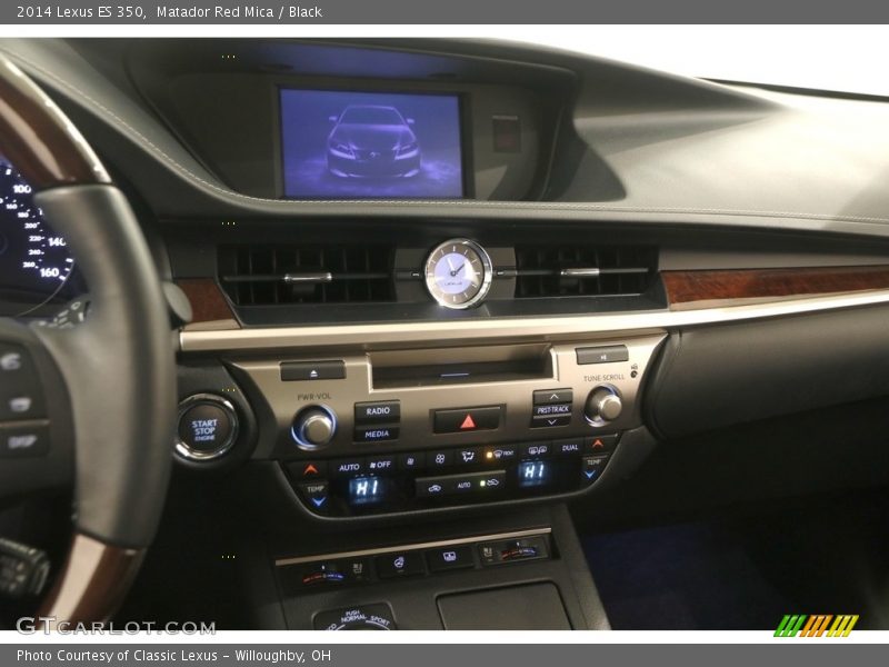 Matador Red Mica / Black 2014 Lexus ES 350