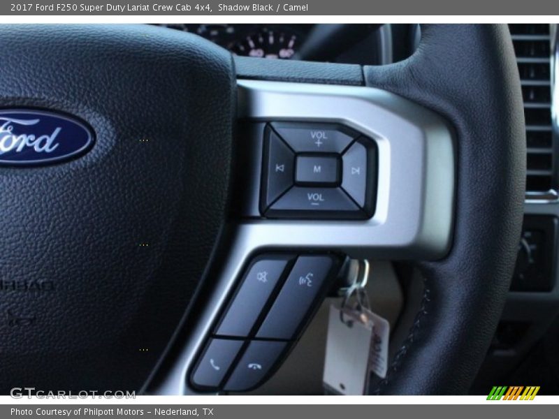 Shadow Black / Camel 2017 Ford F250 Super Duty Lariat Crew Cab 4x4