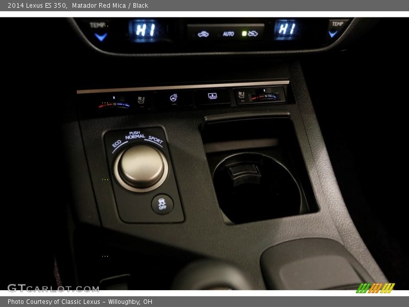 Matador Red Mica / Black 2014 Lexus ES 350