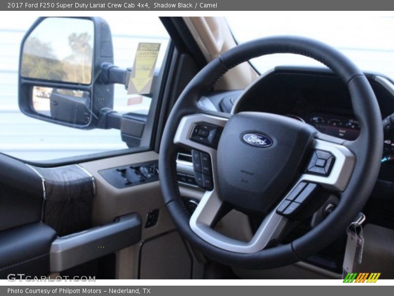 Shadow Black / Camel 2017 Ford F250 Super Duty Lariat Crew Cab 4x4
