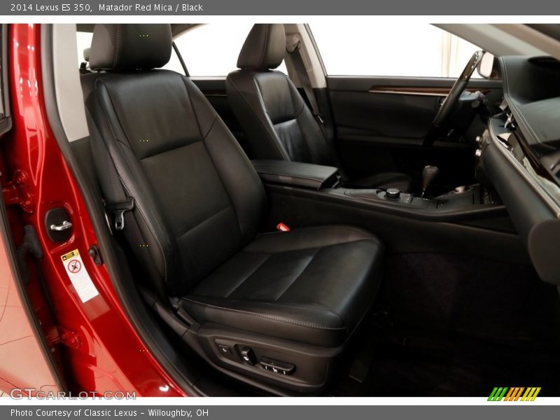 Matador Red Mica / Black 2014 Lexus ES 350