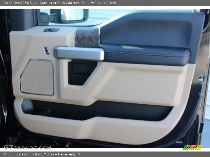 Shadow Black / Camel 2017 Ford F250 Super Duty Lariat Crew Cab 4x4