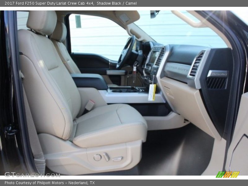Shadow Black / Camel 2017 Ford F250 Super Duty Lariat Crew Cab 4x4
