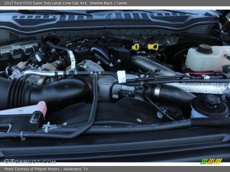 Shadow Black / Camel 2017 Ford F250 Super Duty Lariat Crew Cab 4x4