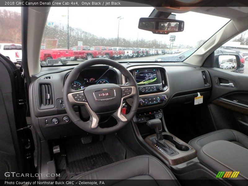  2018 Canyon Denali Crew Cab 4x4 Jet Black Interior