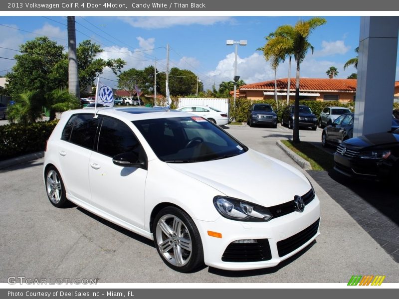 Candy White / Titan Black 2013 Volkswagen Golf R 4 Door 4Motion