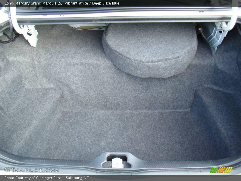 Vibrant White / Deep Slate Blue 1996 Mercury Grand Marquis LS