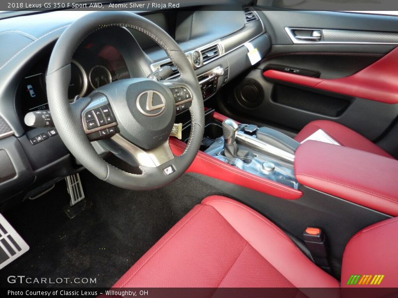  2018 GS 350 F Sport AWD Rioja Red Interior