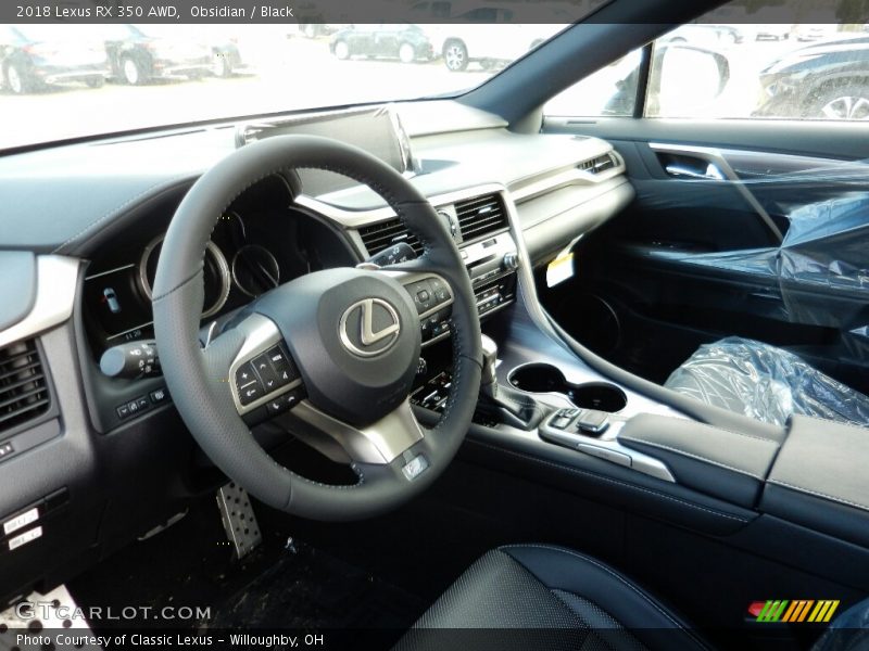 Obsidian / Black 2018 Lexus RX 350 AWD
