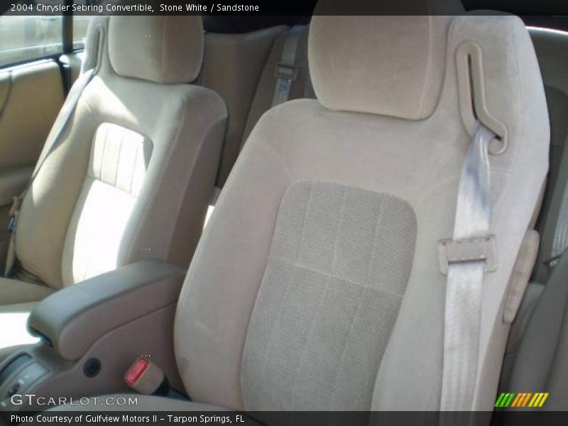 Stone White / Sandstone 2004 Chrysler Sebring Convertible