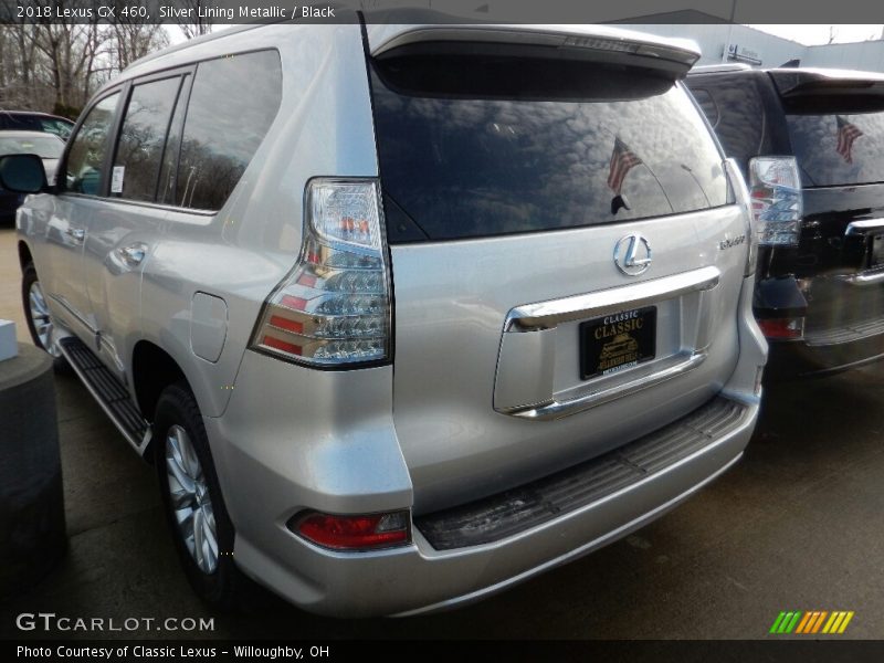 Silver Lining Metallic / Black 2018 Lexus GX 460