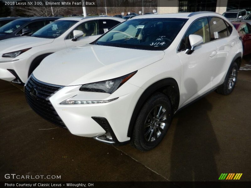 Eminent White Pearl / Black 2018 Lexus NX 300