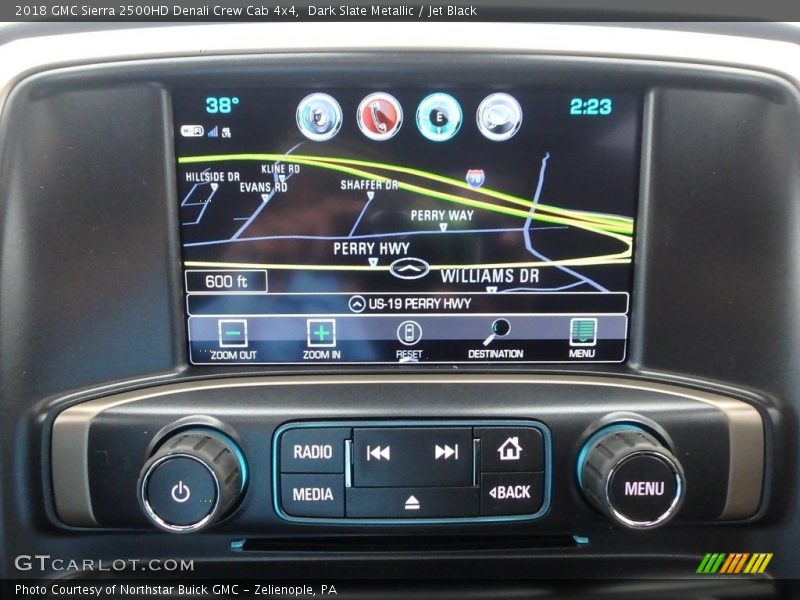 Controls of 2018 Sierra 2500HD Denali Crew Cab 4x4