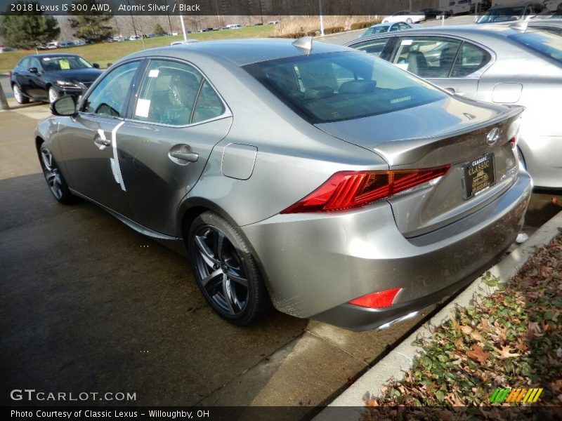 Atomic Silver / Black 2018 Lexus IS 300 AWD