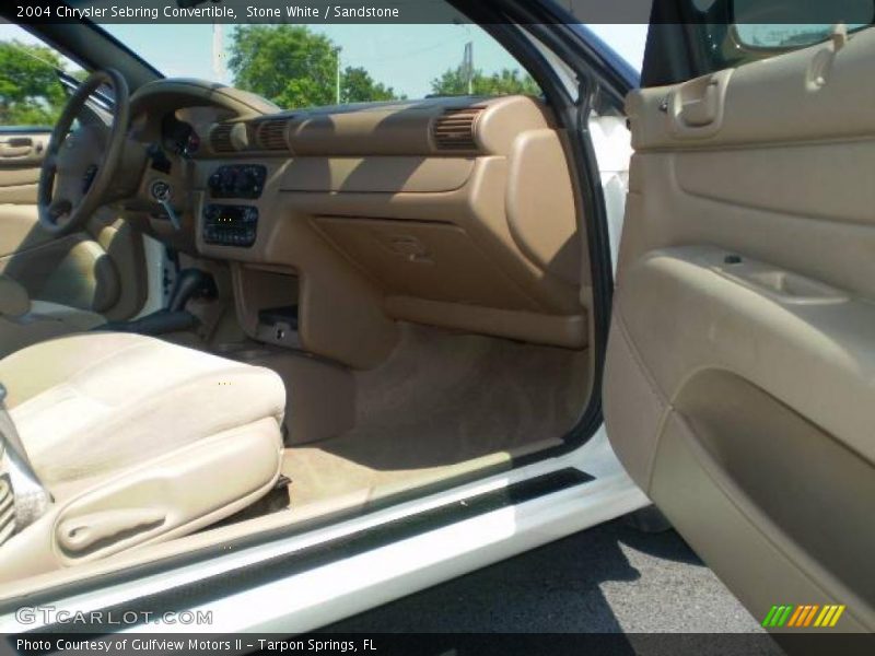 Stone White / Sandstone 2004 Chrysler Sebring Convertible