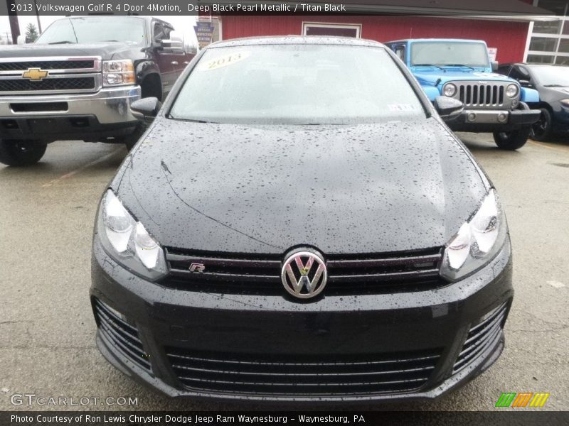 Deep Black Pearl Metallic / Titan Black 2013 Volkswagen Golf R 4 Door 4Motion