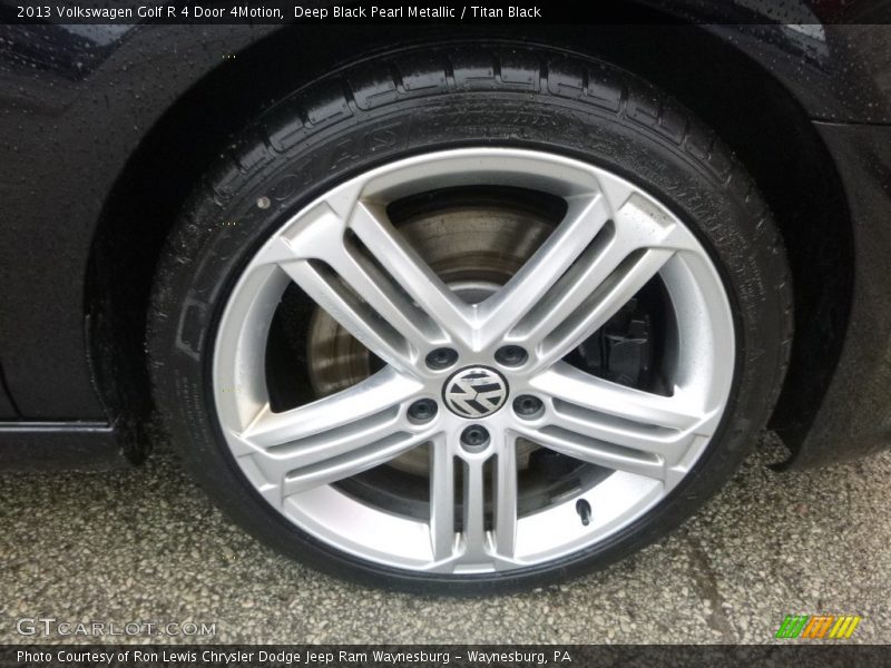 Deep Black Pearl Metallic / Titan Black 2013 Volkswagen Golf R 4 Door 4Motion