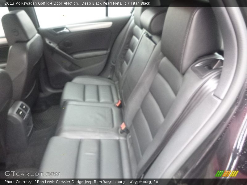 Deep Black Pearl Metallic / Titan Black 2013 Volkswagen Golf R 4 Door 4Motion