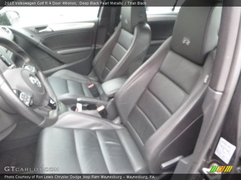 Deep Black Pearl Metallic / Titan Black 2013 Volkswagen Golf R 4 Door 4Motion