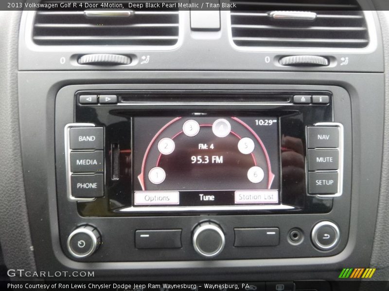 Deep Black Pearl Metallic / Titan Black 2013 Volkswagen Golf R 4 Door 4Motion