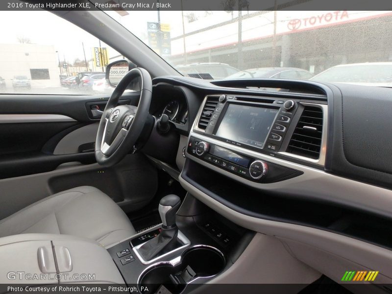 Predawn Gray Mica / Black 2016 Toyota Highlander XLE