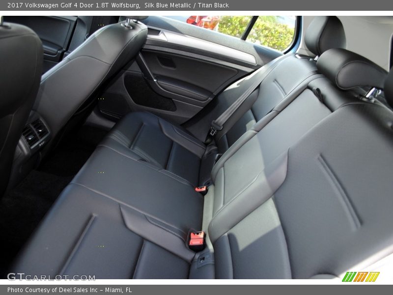 Silk Blue Metallic / Titan Black 2017 Volkswagen Golf 4 Door 1.8T Wolfsburg