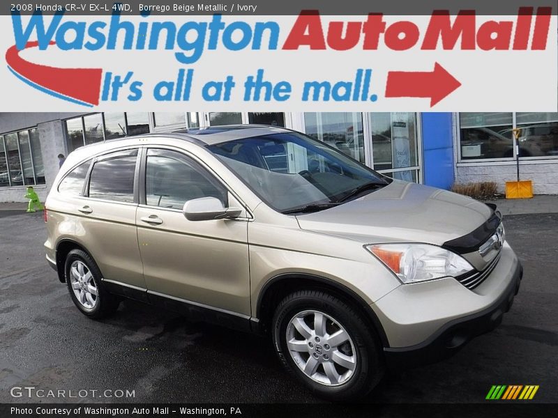 Borrego Beige Metallic / Ivory 2008 Honda CR-V EX-L 4WD