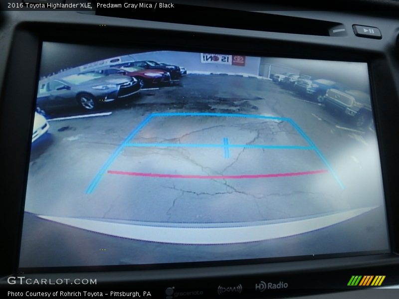Predawn Gray Mica / Black 2016 Toyota Highlander XLE
