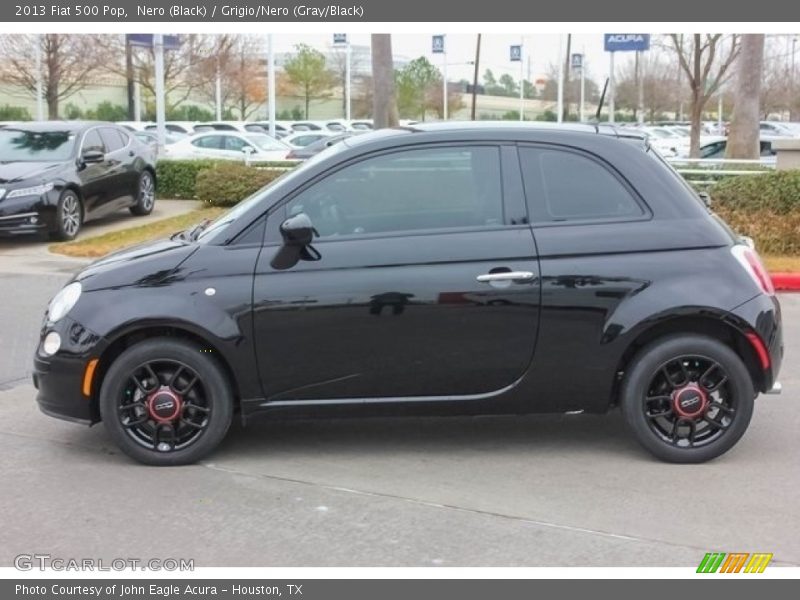 Nero (Black) / Grigio/Nero (Gray/Black) 2013 Fiat 500 Pop