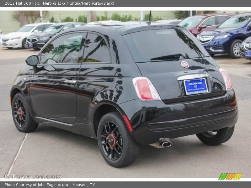 Nero (Black) / Grigio/Nero (Gray/Black) 2013 Fiat 500 Pop