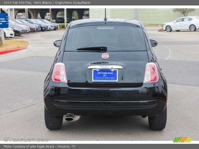 Nero (Black) / Grigio/Nero (Gray/Black) 2013 Fiat 500 Pop