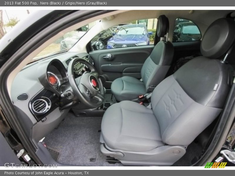 Nero (Black) / Grigio/Nero (Gray/Black) 2013 Fiat 500 Pop